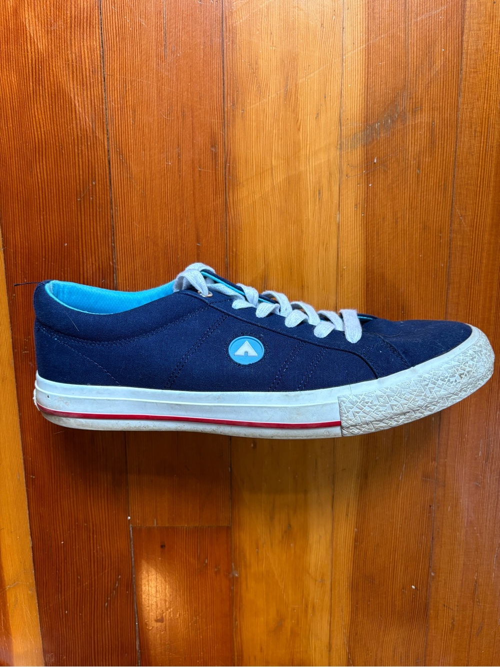 Men's AIRWALKS Navy Blue Canvas Low-Top Sneakers